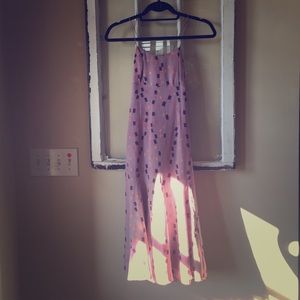 Lilac dress SILK flowy size 2
