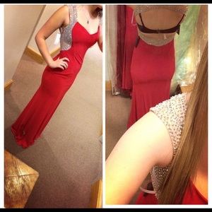Red prom dress