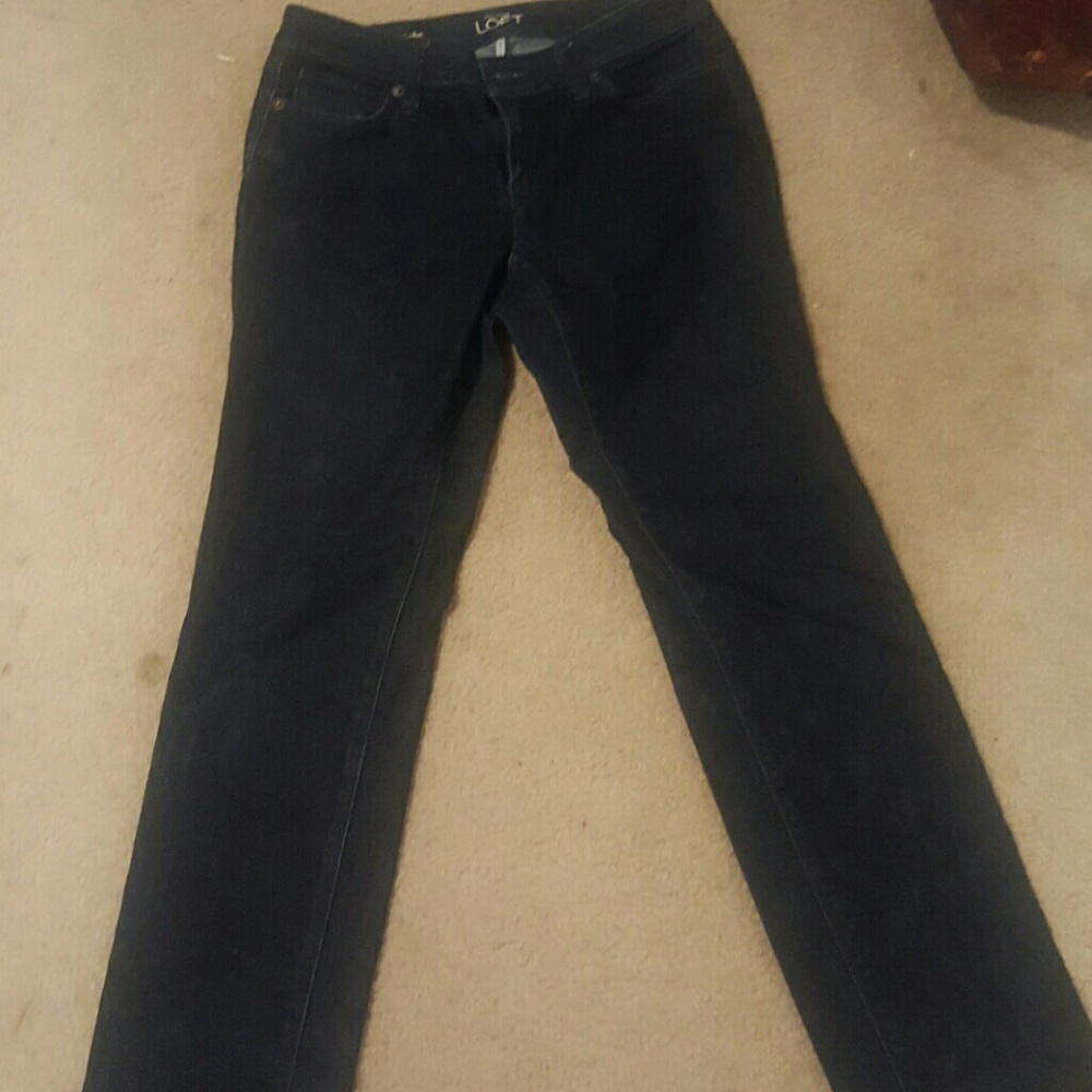 Loft dark wash jeans