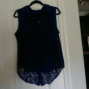 Sleeveless blouse