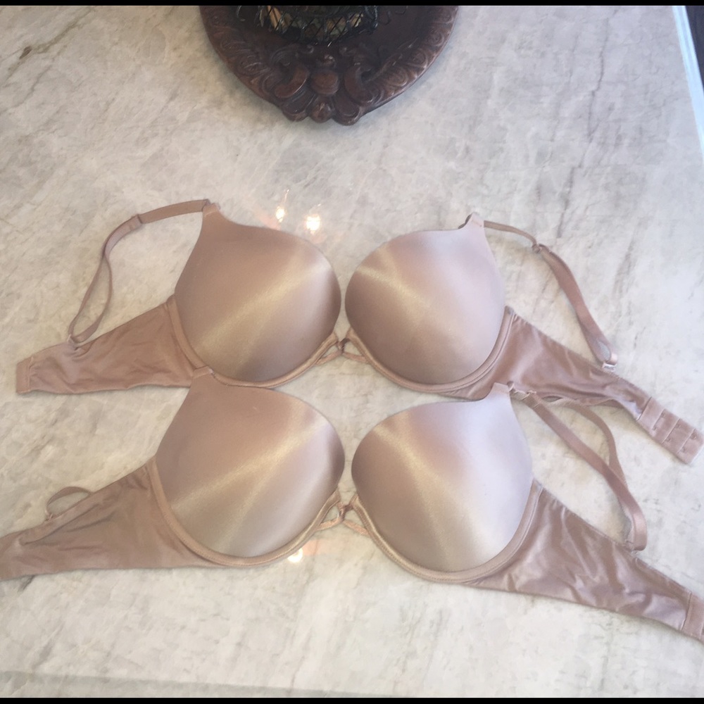 VS SECRET TAN push up bras