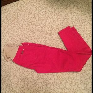 Seven for all mankind red skinny jeans MATERNITY
