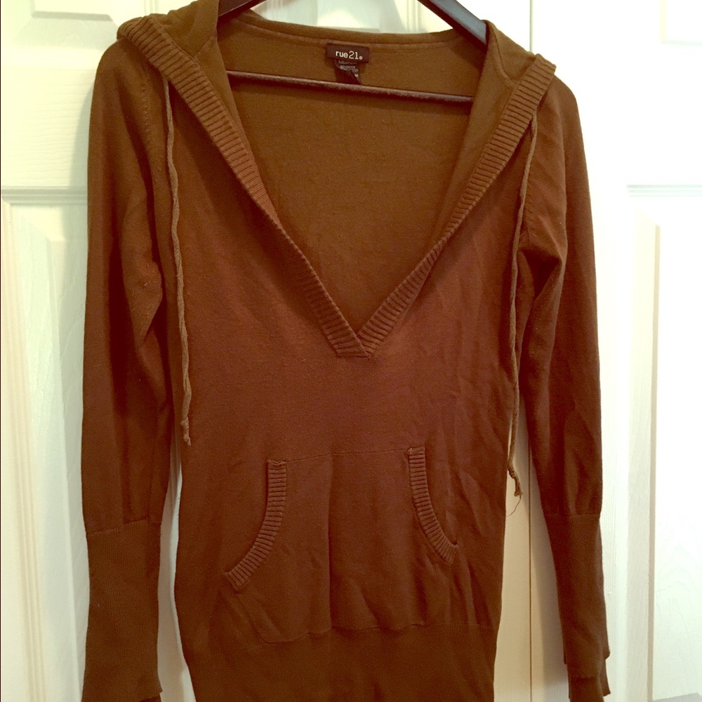 Tunic hoodie Army green
