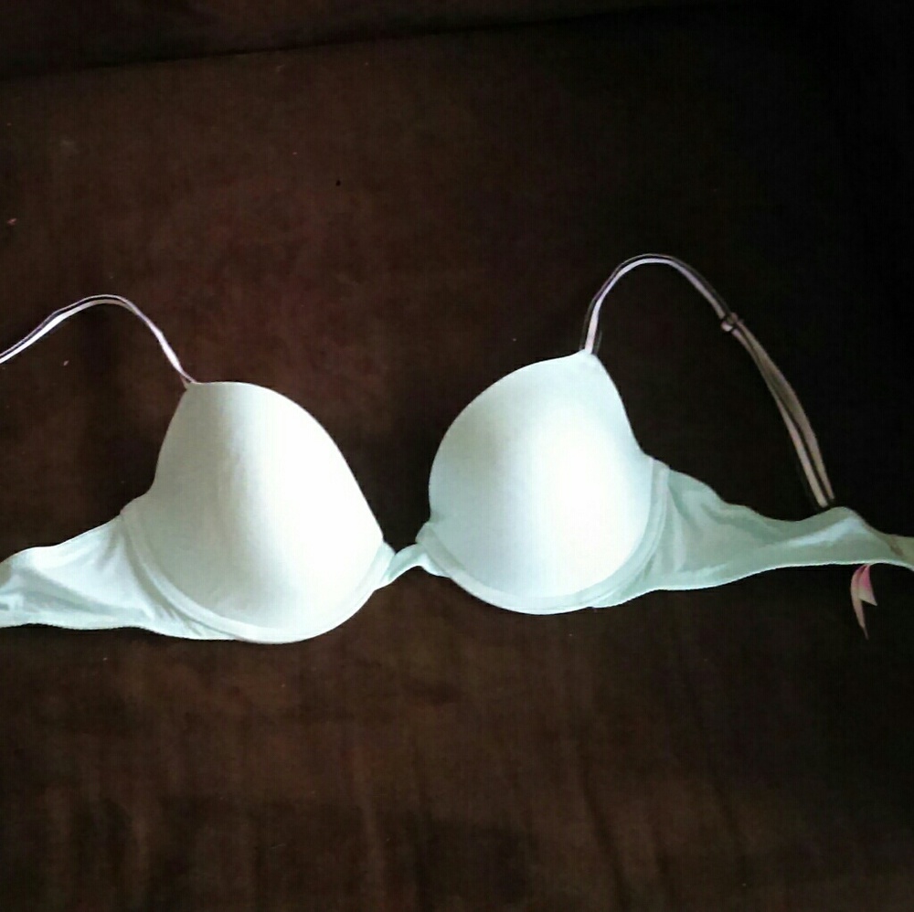 Pink teal bras