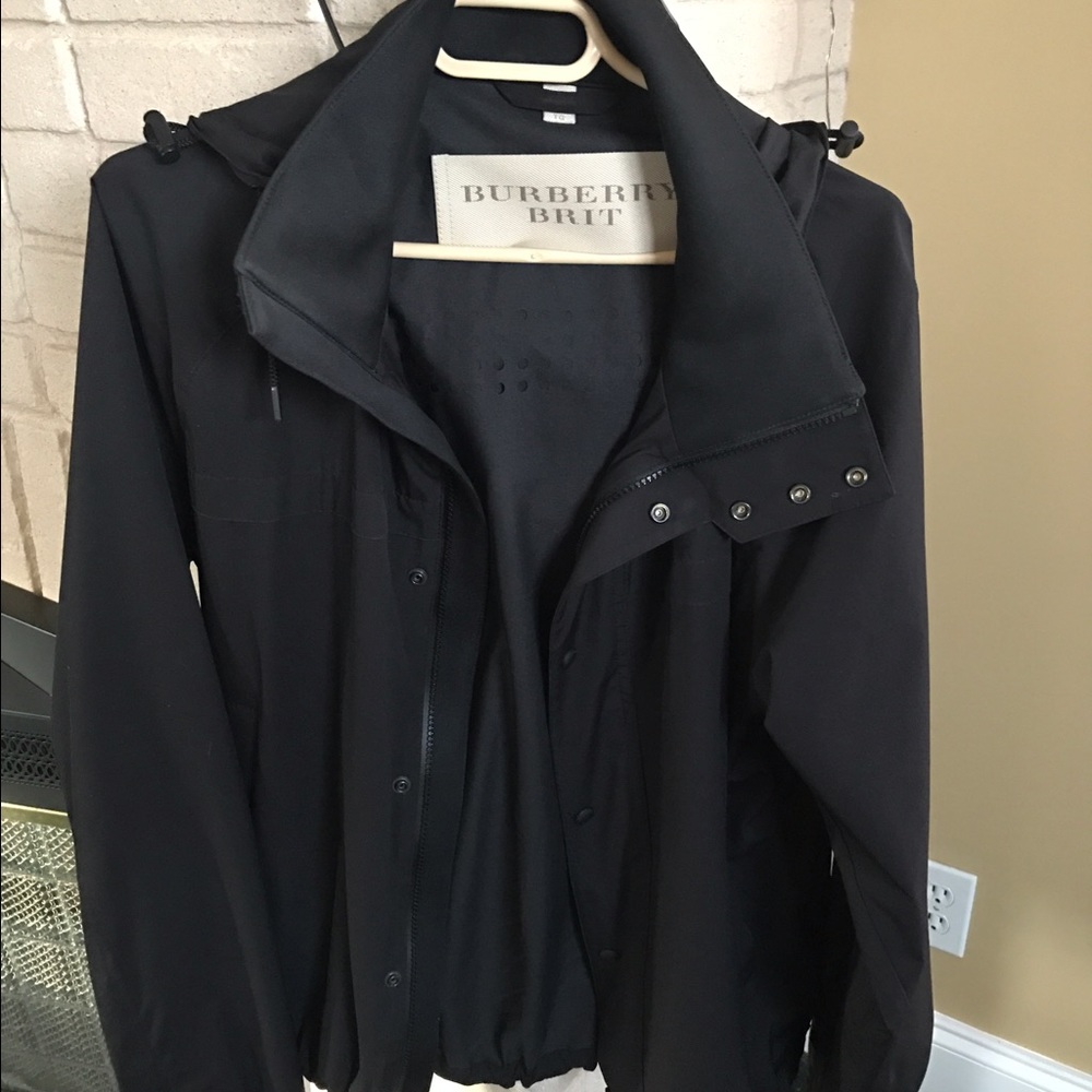 Burberry Brit Raincoat With Hood!
