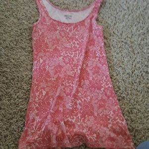 Tank top with floral print
