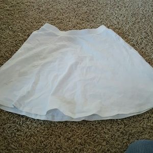 White skirt