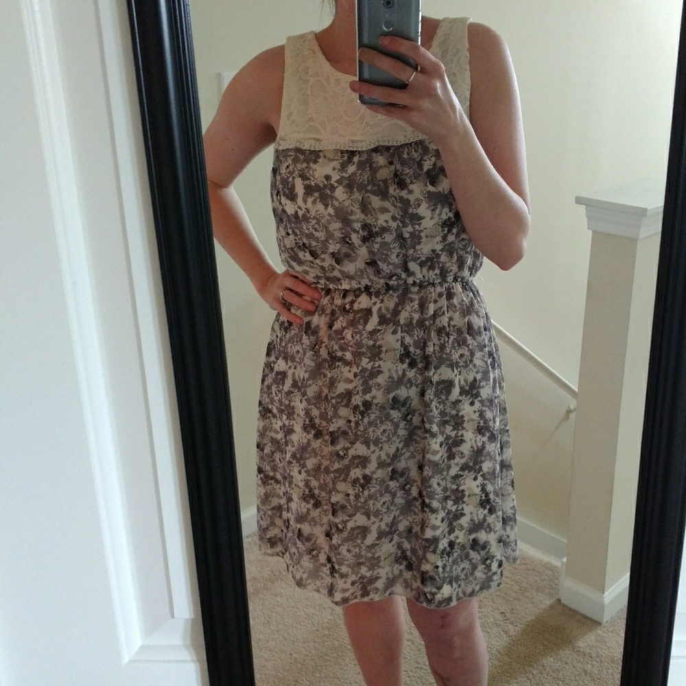 Gorgeous lace top dress