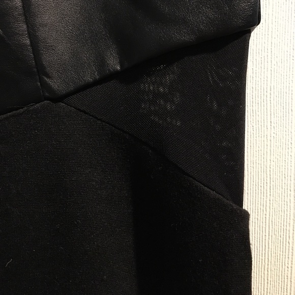 NWT Beautiful Medium Elisa B faux leather dress - Picture 2 of 4