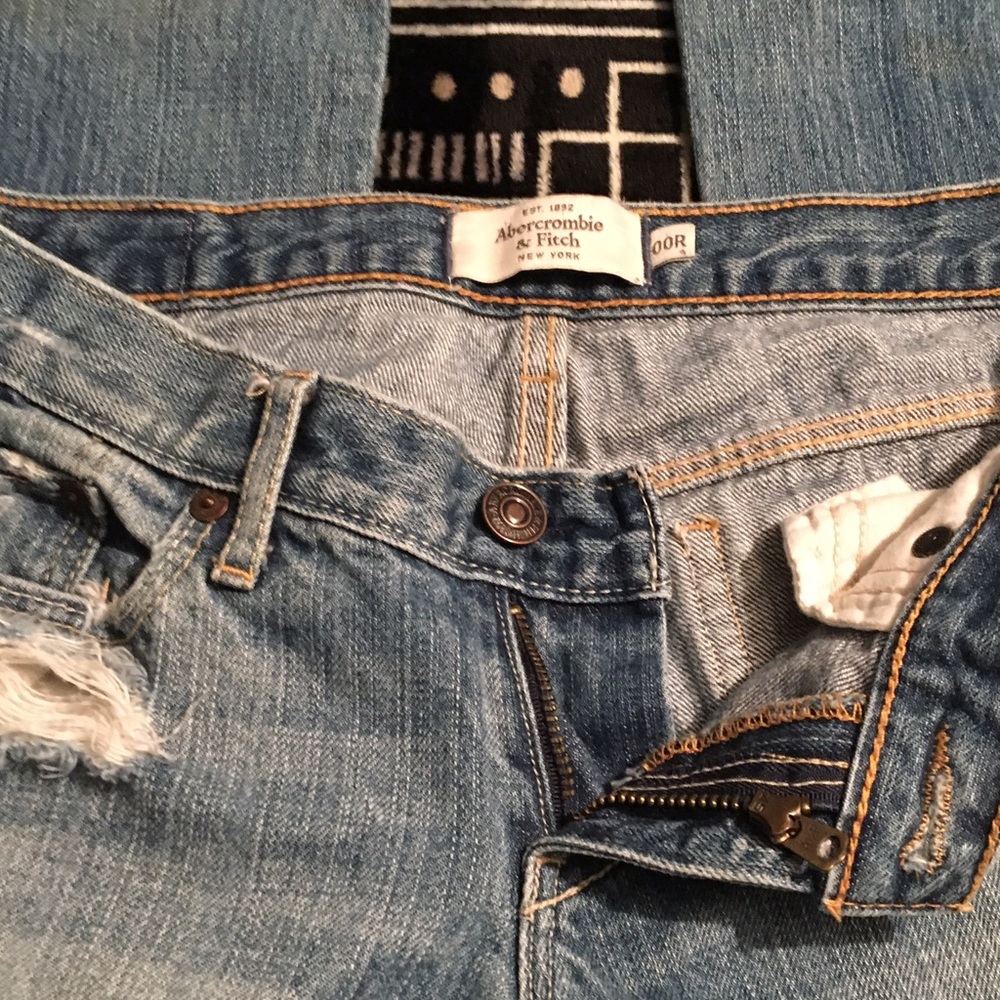 A&F distressed jeans