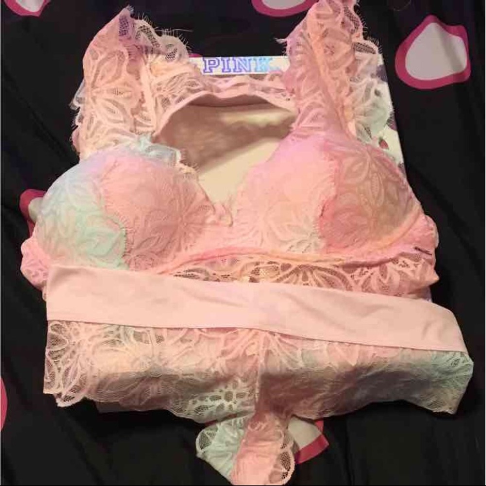 Pink Nation 2 piece Date Bra Set