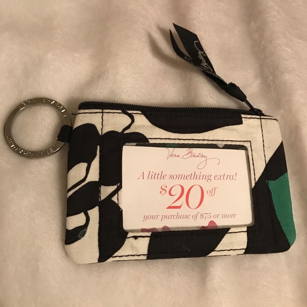 Vera Bradley wallet with key hook