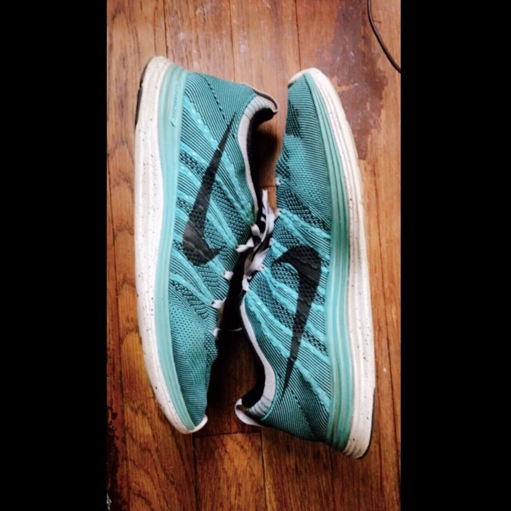 Nike Turqouise FlyKnit Shoes