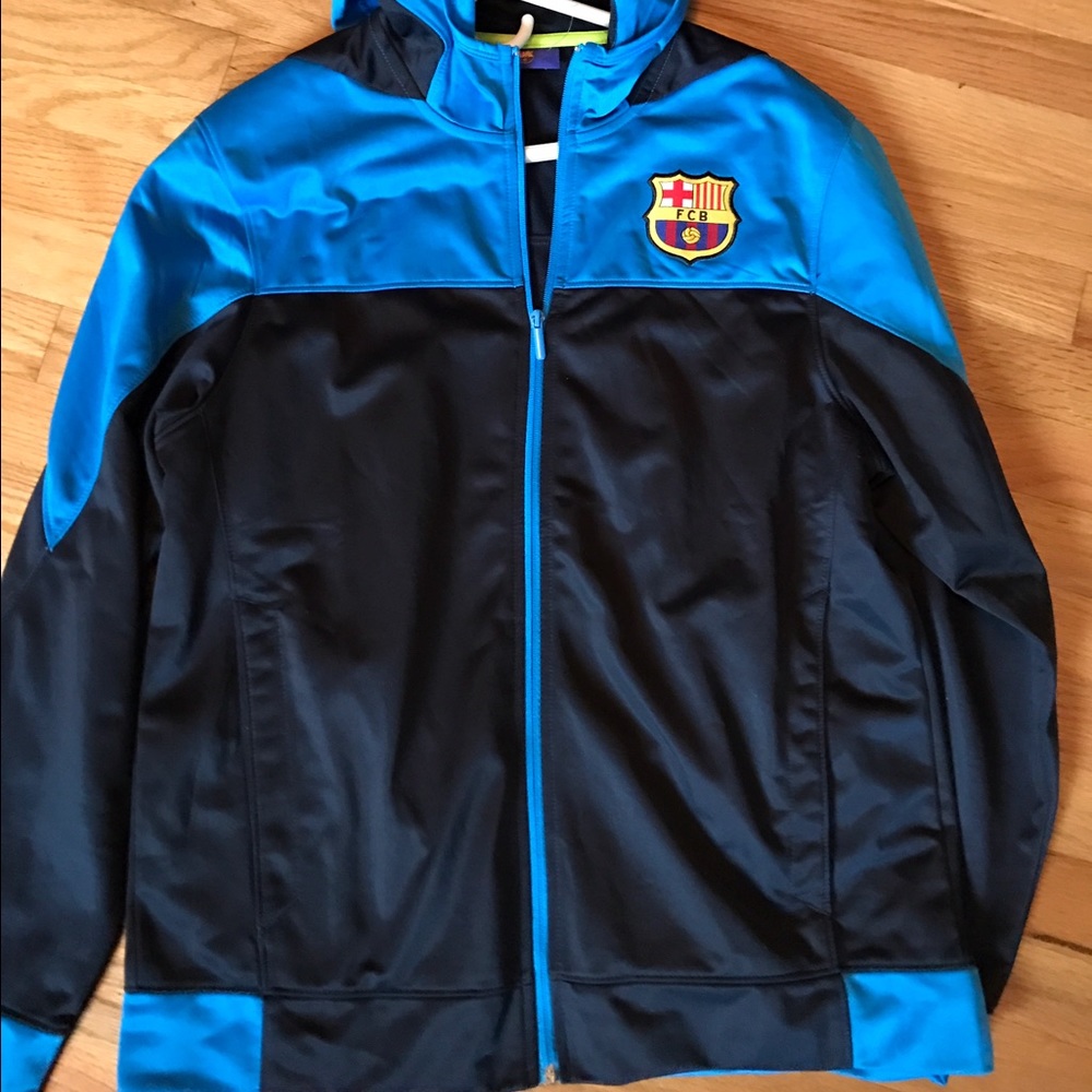 Spain's Barcelona soccer track jacket