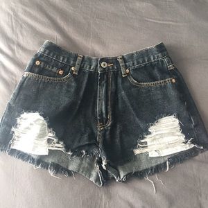 Signature Denim Shorts
