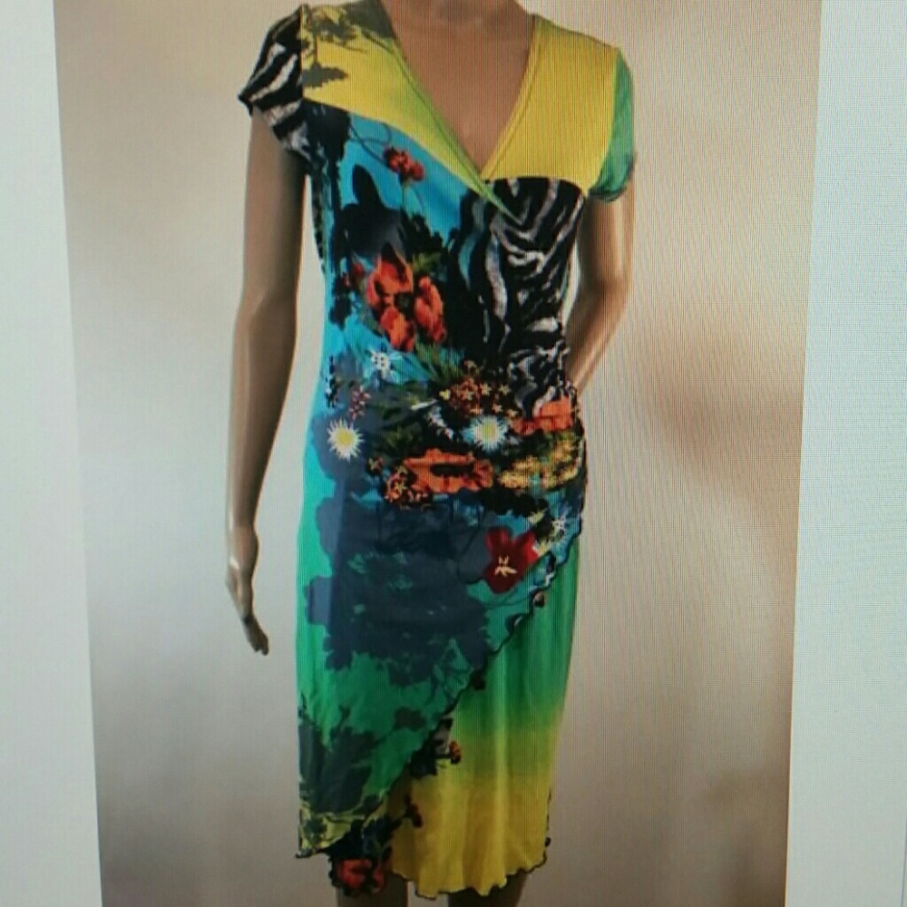 Joseph Ribkoff Floral Animal Print dress