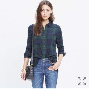 Madewell Flannel Oversized Boyshirt
