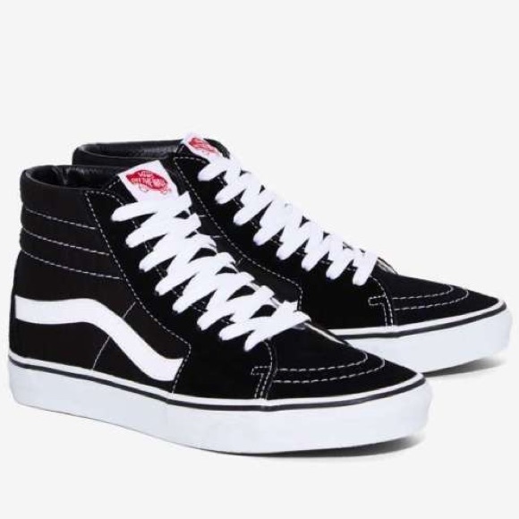 Vans Shoes - Vans sk8-hi suede sneaker shoes black white