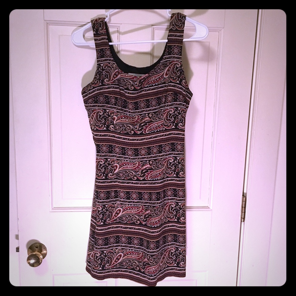 Mini silk dress