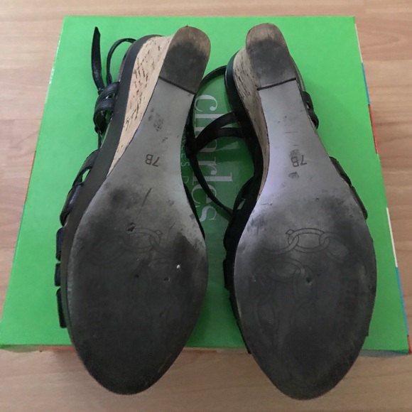 Charles by Charles David Luna 2 cork wedge sandals - Picture 4 of 7