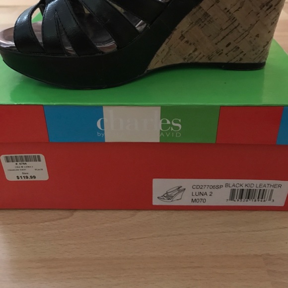 Charles by Charles David Luna 2 cork wedge sandals - Picture 5 of 7