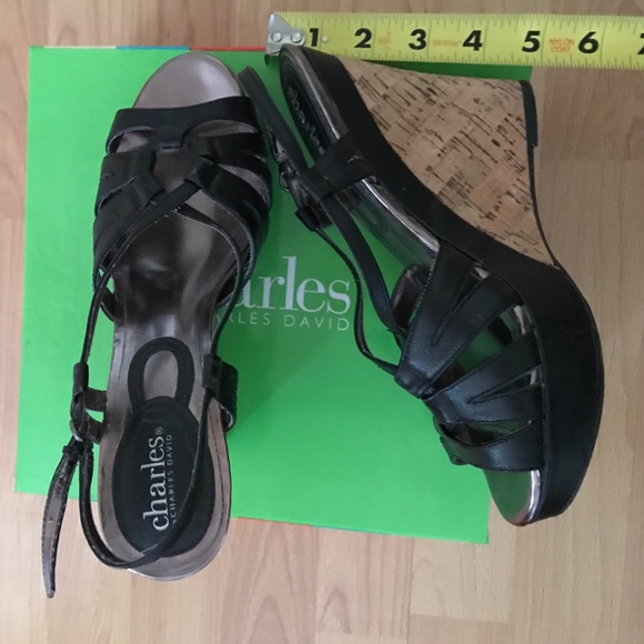 Charles by Charles David Luna 2 cork wedge sandals - Picture 7 of 7