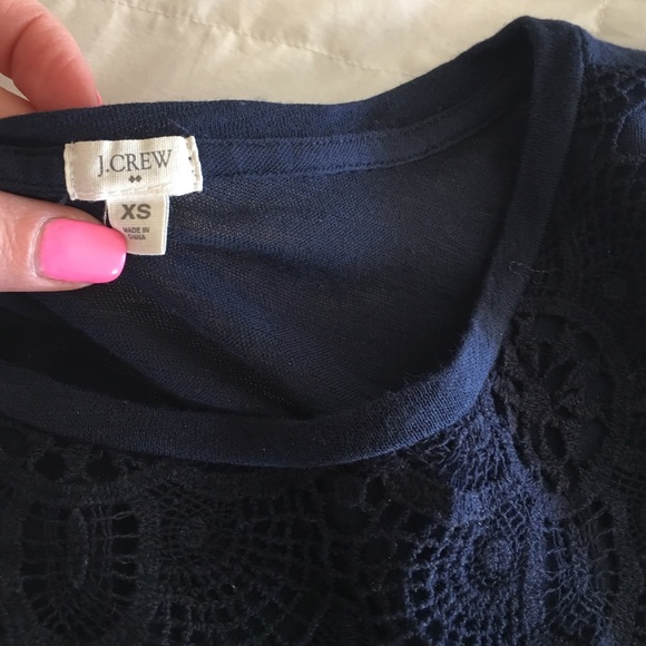 J. Crew  crochet front top XS - Picture 2 of 2
