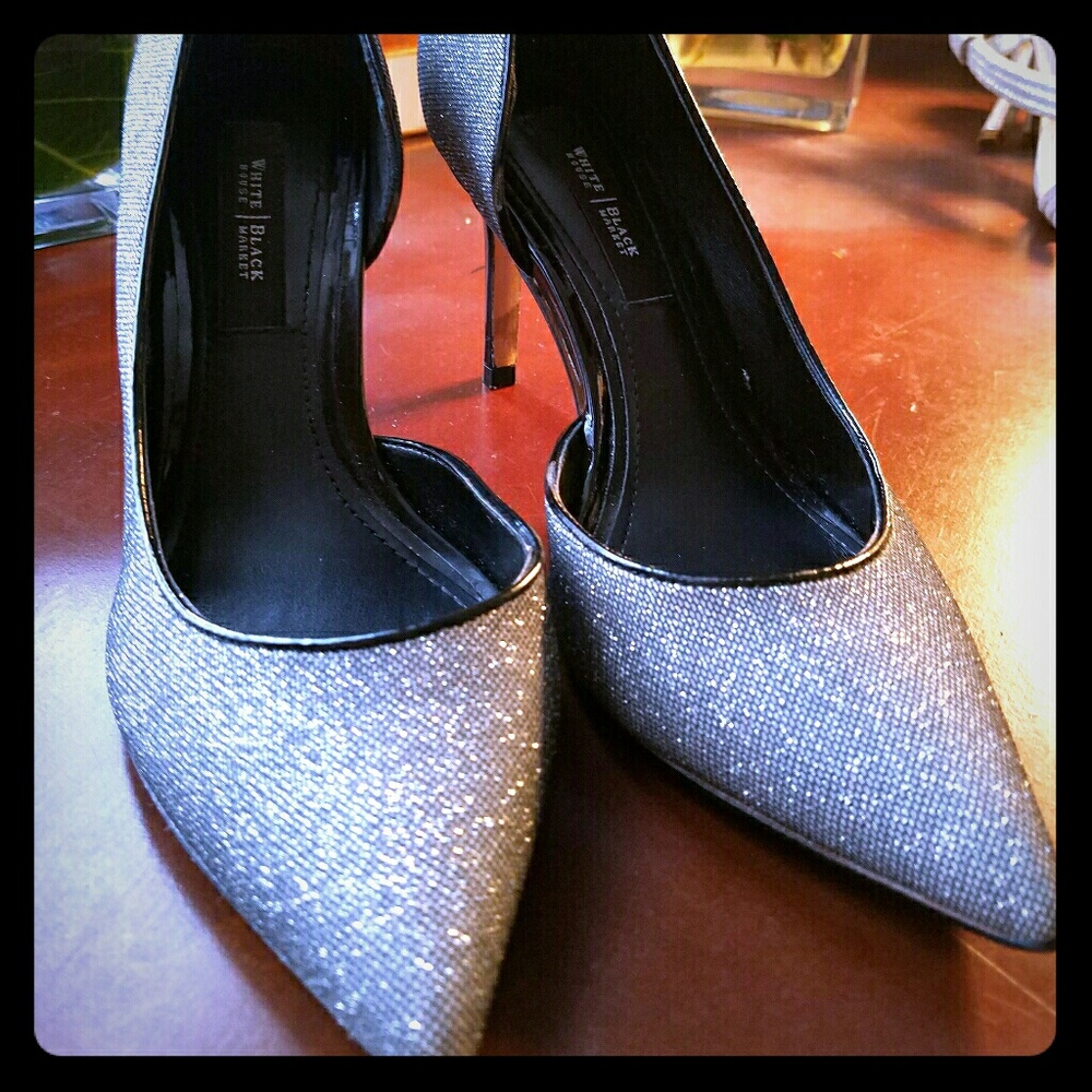 White house black market diamond shining shoes