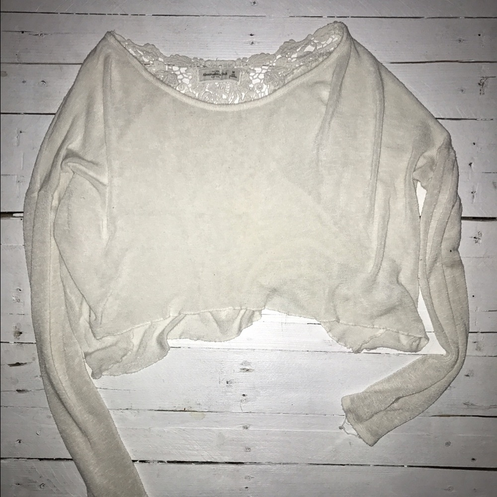 Abercrombie & Fitch crop long sleeve