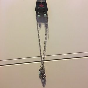 Paparazzi Necklace + Earrings