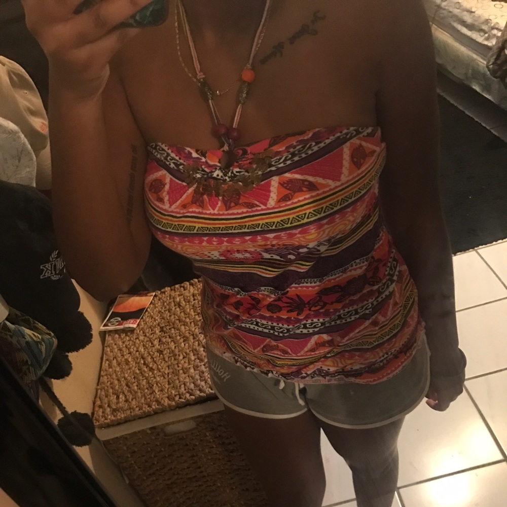 Multicolor tribal top 🔮