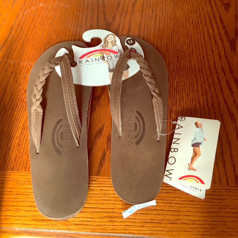 Espresso Rainbow Sandals