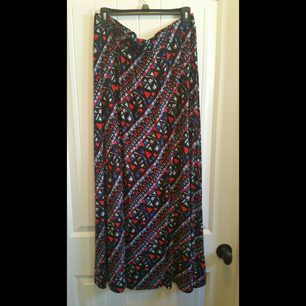 Tribal print Maxi skirt