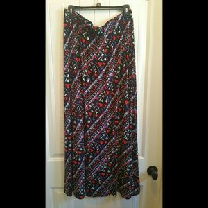 Tribal print Maxi skirt
