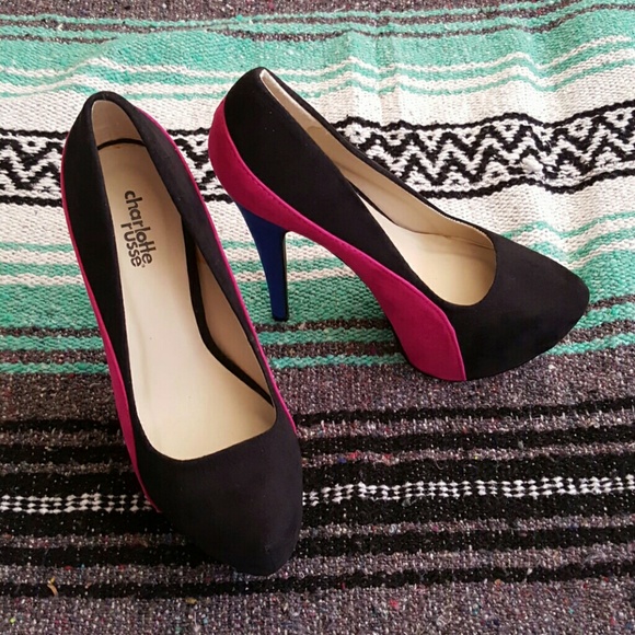 Charlotte Russe Shoes - Charlotte Russe suede pumps size 6