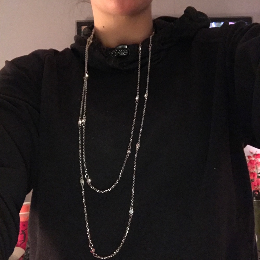 Long double necklace