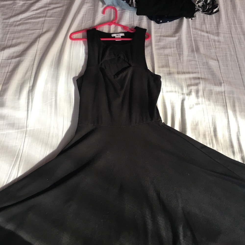 cleavage showing skater dress