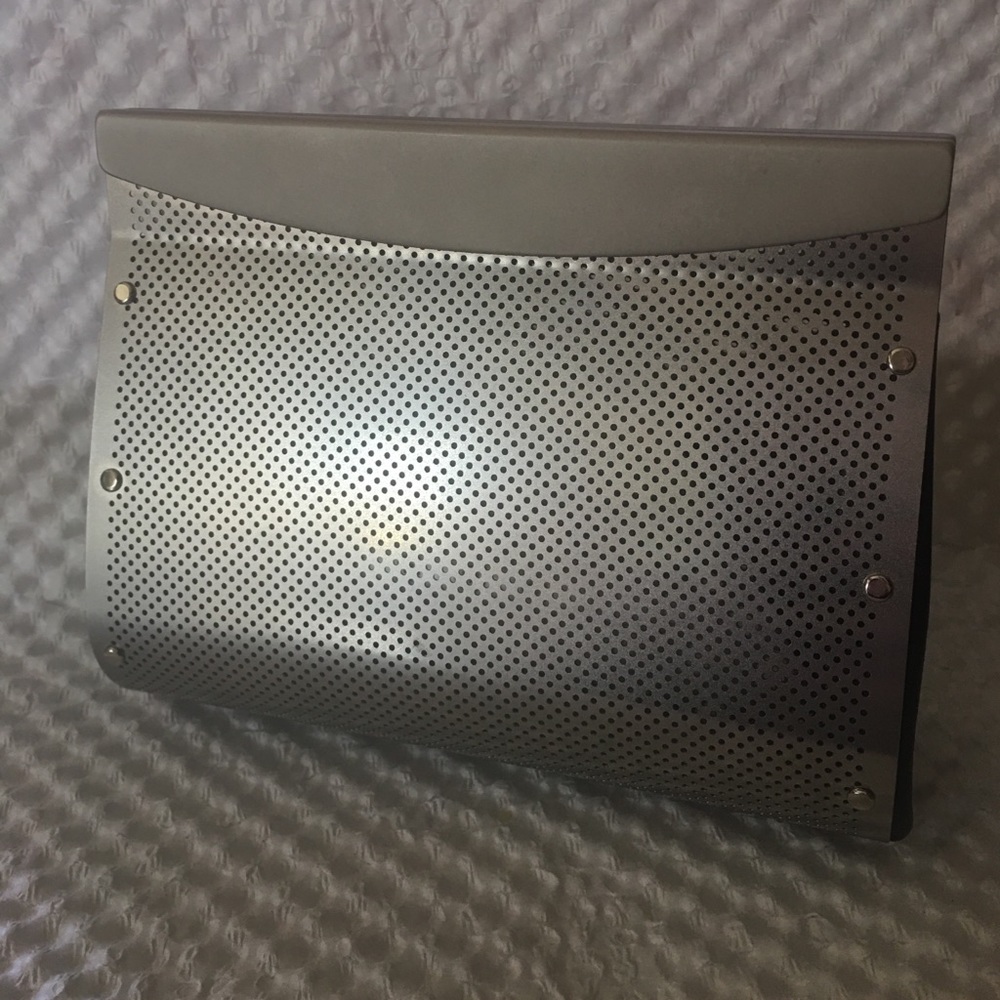 Wendy Stevens Perforated Metal Clutch
