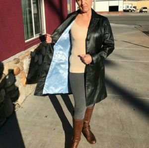 LEATHER COAT