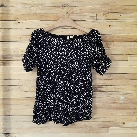 Anthropologie Little Yellow Button Top - Picture 1 of 1