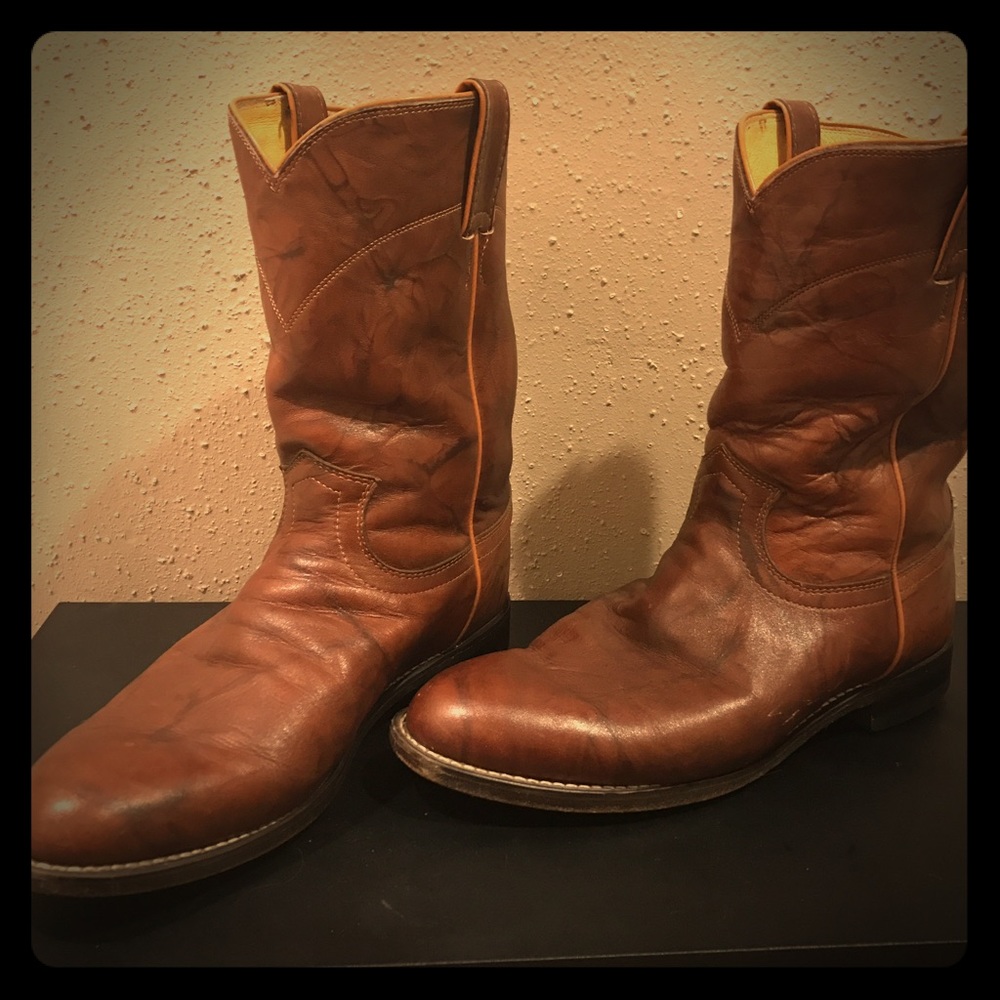 Justin deer skin boots