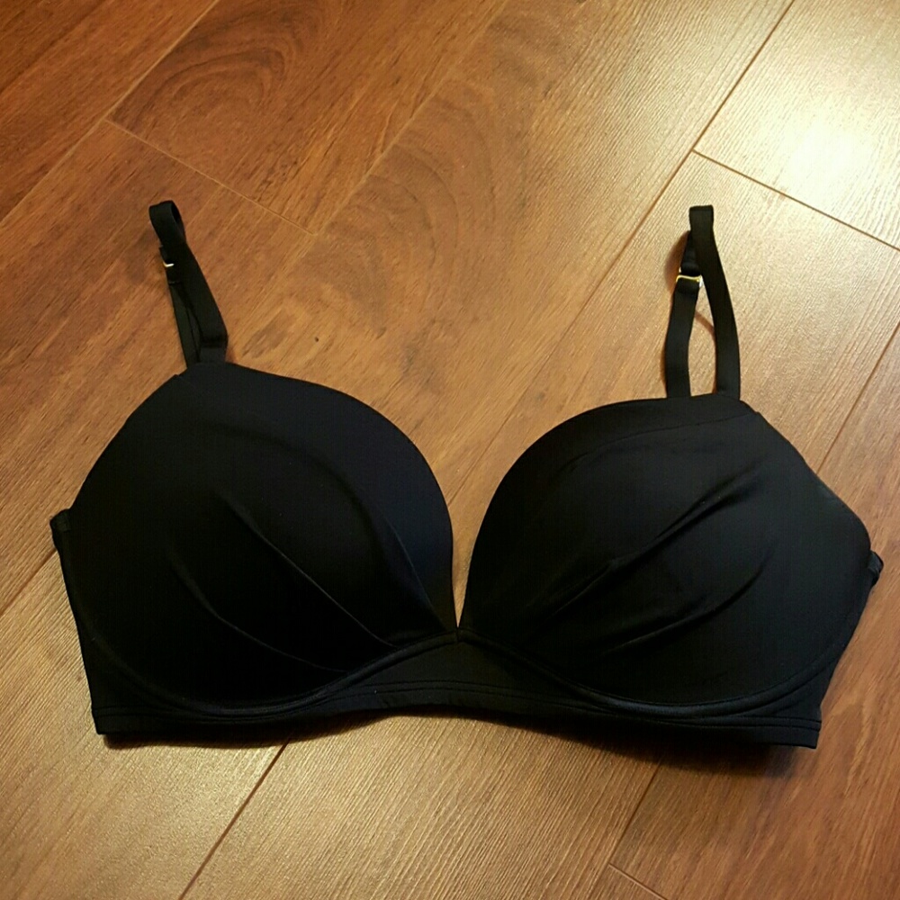 Black swim top Victoria secret