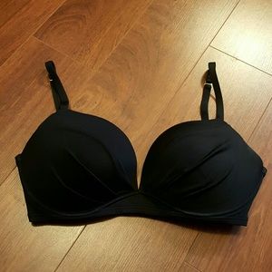 Black swim top Victoria secret