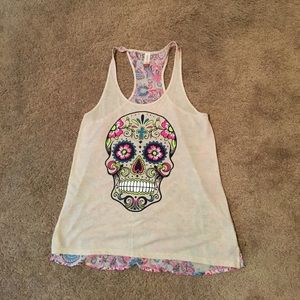 Skull tank top