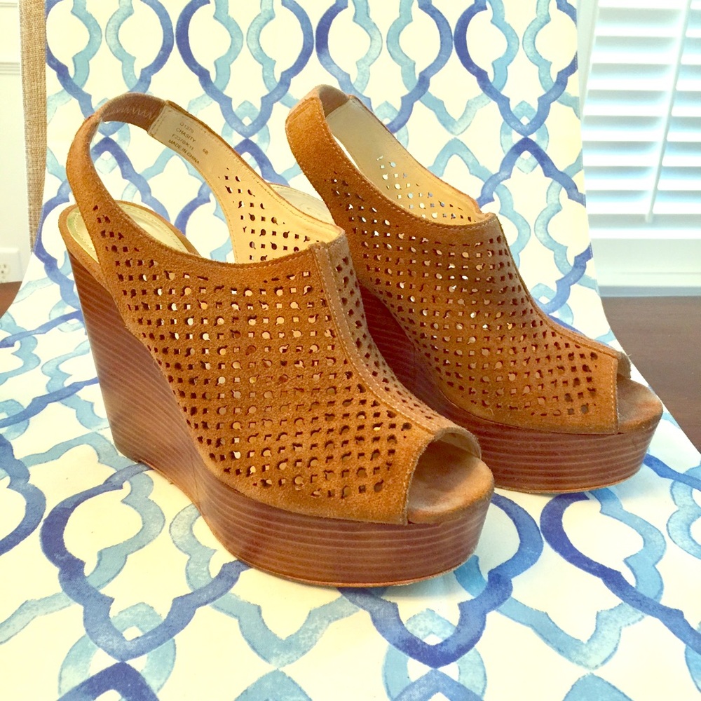 Coach Stacked Wedges