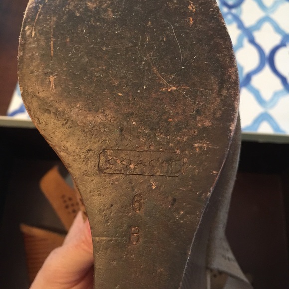 Coach Stacked Wedges - Picture 5 of 6