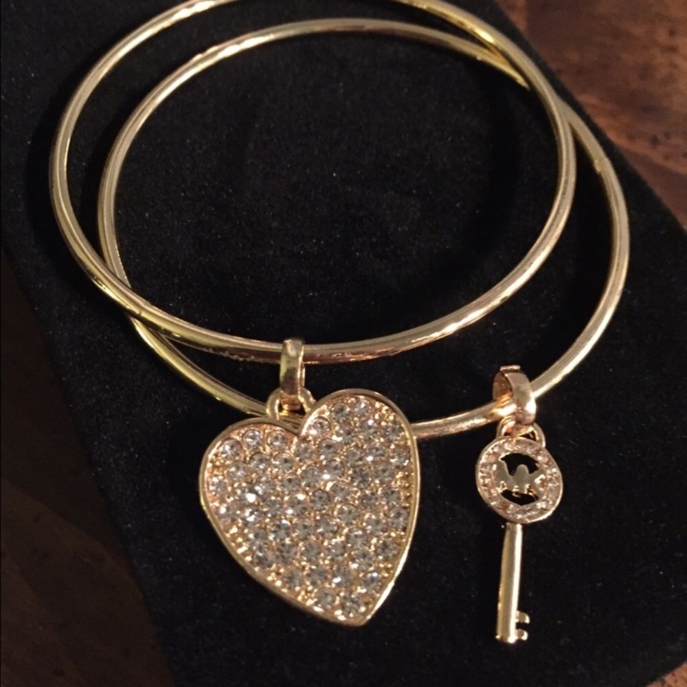 Michael Kors Charm Bangle Bracelet Set
