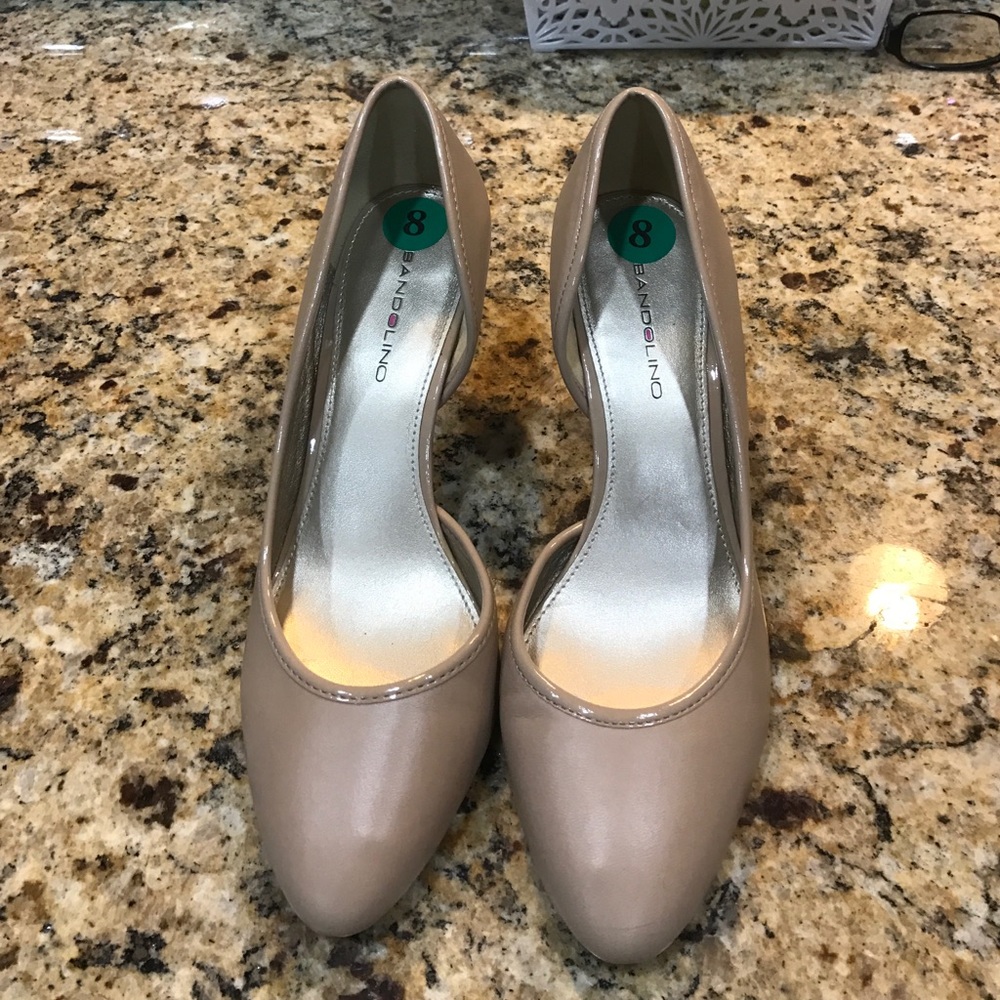 Beige heels