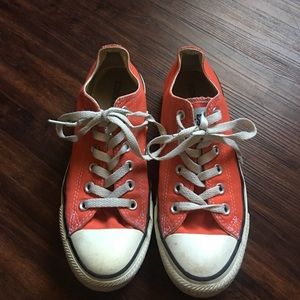 Red Orange Converse