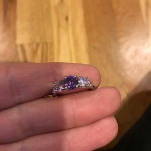 Pink and purple ring